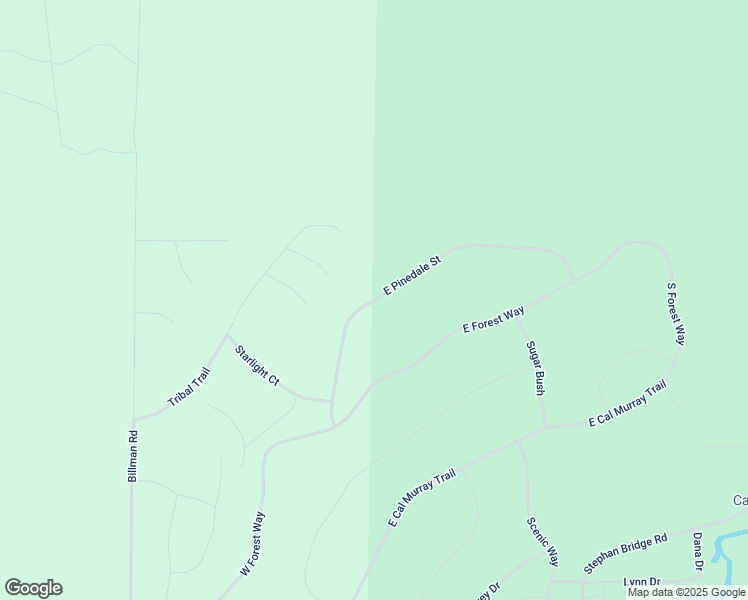 map of restaurants, bars, coffee shops, grocery stores, and more near 10053 East Pinedale Street in Roscommon