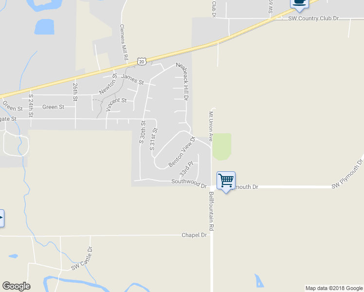 map of restaurants, bars, coffee shops, grocery stores, and more near 484 Benton View Drive in Philomath