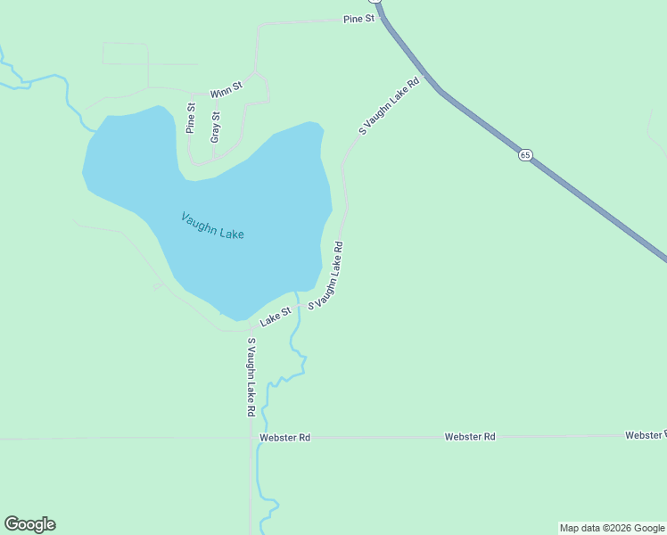 map of restaurants, bars, coffee shops, grocery stores, and more near 4004 Lake Street in Glennie