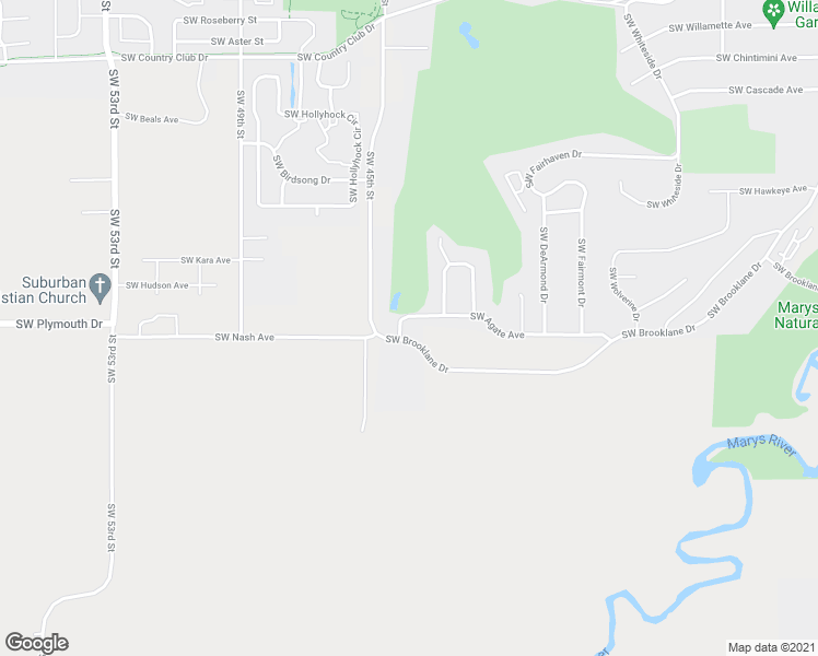 map of restaurants, bars, coffee shops, grocery stores, and more near 4390 Southwest Agate Avenue in Corvallis