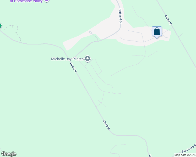 map of restaurants, bars, coffee shops, grocery stores, and more near 26 Oakmont Avenue in Simcoe County