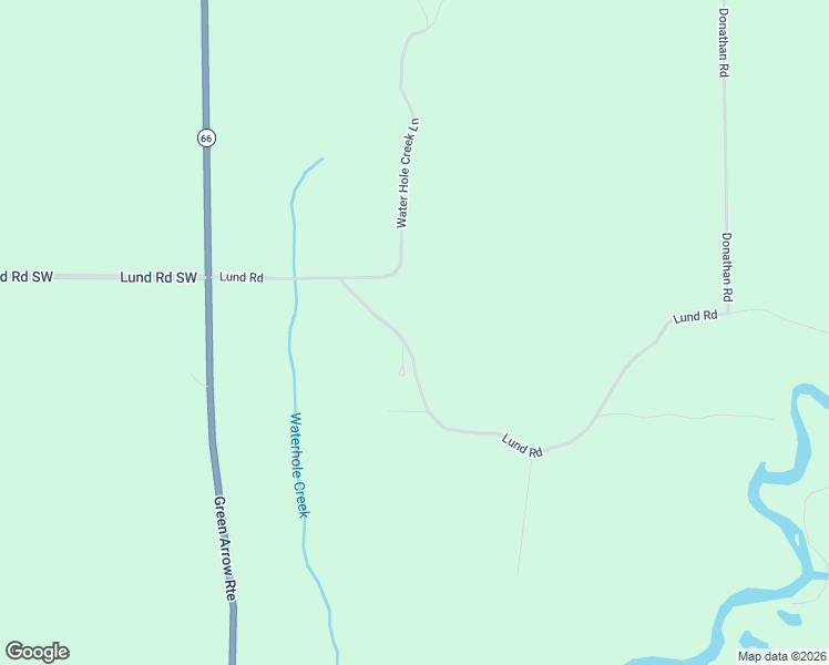 map of restaurants, bars, coffee shops, grocery stores, and more near Lund Road in Fife Lake