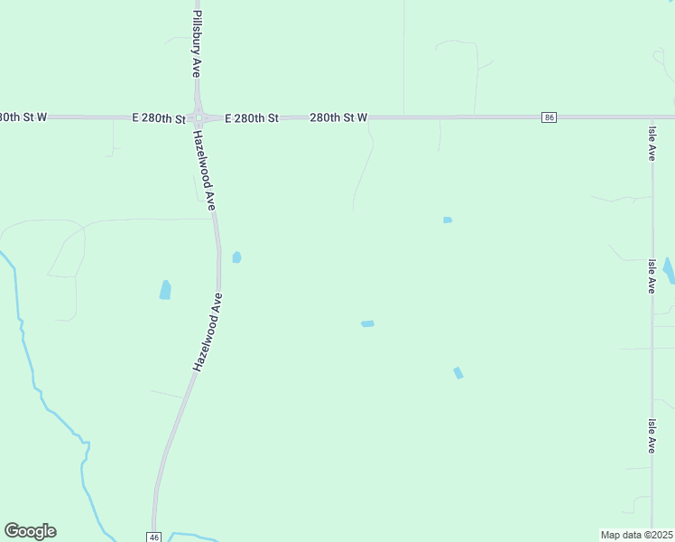 map of restaurants, bars, coffee shops, grocery stores, and more near 28370 County Highway 46 in Northfield