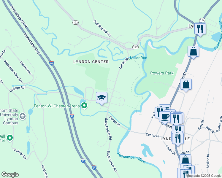 map of restaurants, bars, coffee shops, grocery stores, and more near 73 Cemetery Circle in Lyndon