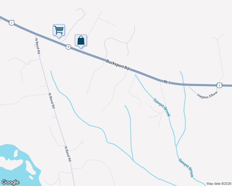 map of restaurants, bars, coffee shops, grocery stores, and more near 28 Addie Road in Ellsworth
