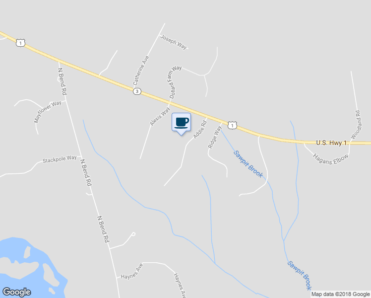 map of restaurants, bars, coffee shops, grocery stores, and more near 28 Addie Road in Ellsworth