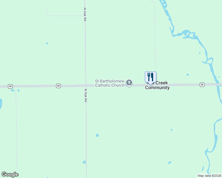 map of restaurants, bars, coffee shops, grocery stores, and more near 2533 County Road M in Stevens Point