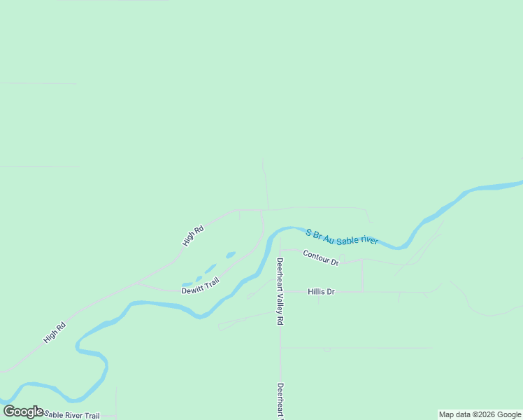 map of restaurants, bars, coffee shops, grocery stores, and more near 2500 Club Road in Roscommon