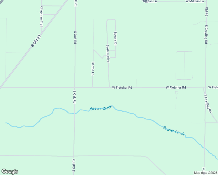 map of restaurants, bars, coffee shops, grocery stores, and more near 5735 West Fletcher Road in Roscommon