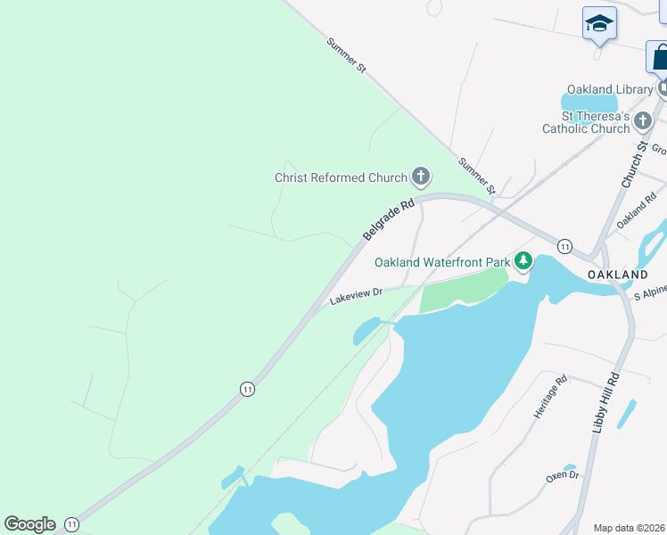 map of restaurants, bars, coffee shops, grocery stores, and more near 24 Northwest Road in Oakland