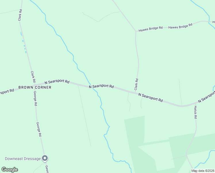 map of restaurants, bars, coffee shops, grocery stores, and more near 390 North Searsport Road in Prospect