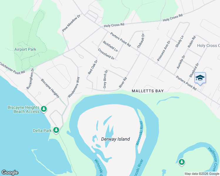 map of restaurants, bars, coffee shops, grocery stores, and more near 366 River Road in Colchester