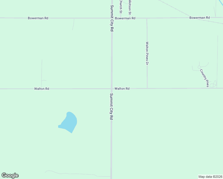 map of restaurants, bars, coffee shops, grocery stores, and more near 10000 Summit City Road in Kingsley