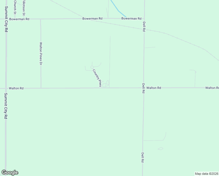 map of restaurants, bars, coffee shops, grocery stores, and more near 3790 Walton Road in Kingsley