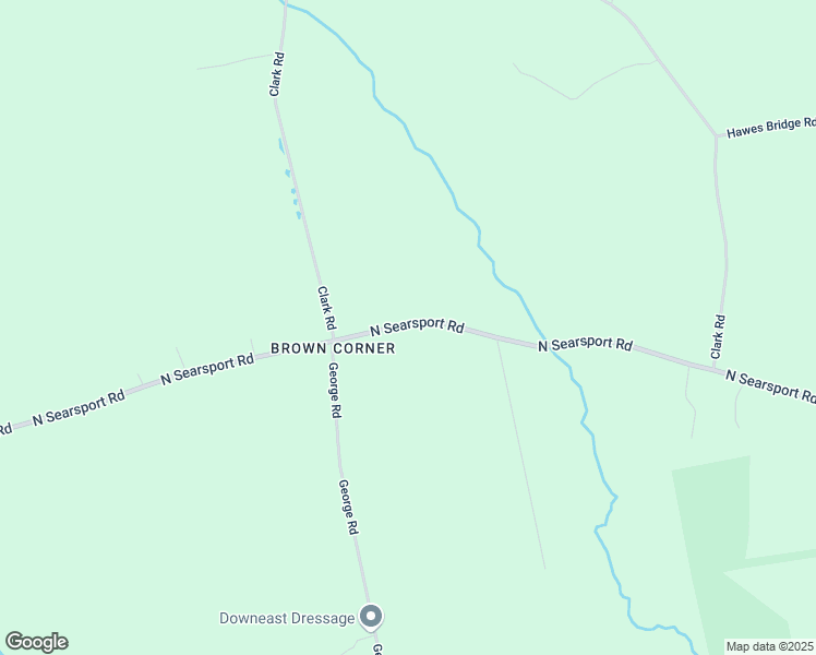 map of restaurants, bars, coffee shops, grocery stores, and more near 477 North Searsport Road in Prospect