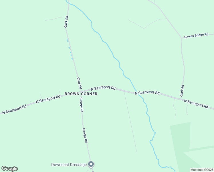 map of restaurants, bars, coffee shops, grocery stores, and more near 477 North Searsport Road in Prospect