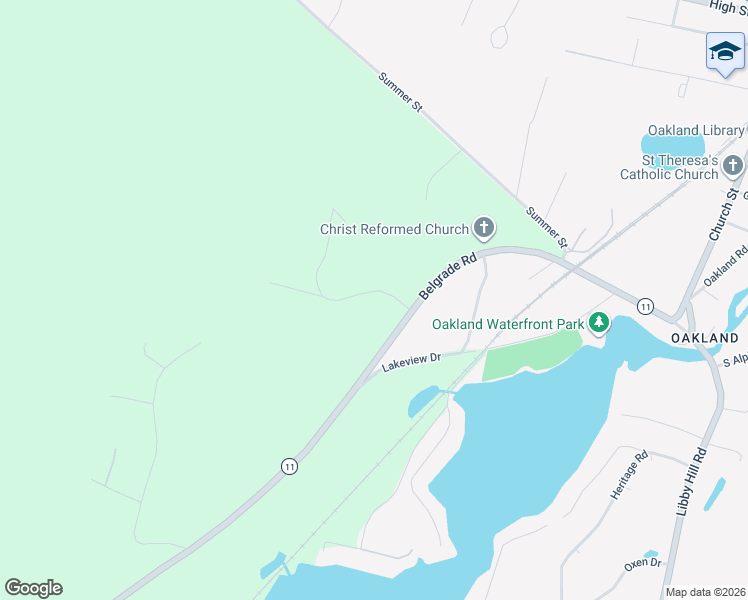 map of restaurants, bars, coffee shops, grocery stores, and more near 24 Northwest Road in Oakland