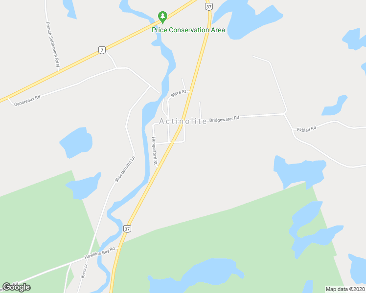 map of restaurants, bars, coffee shops, grocery stores, and more near 35 Kaladar Street in Hastings County