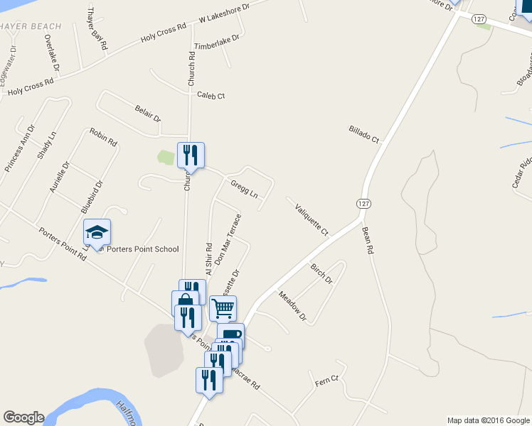 map of restaurants, bars, coffee shops, grocery stores, and more near 367 Belwood Avenue in Colchester