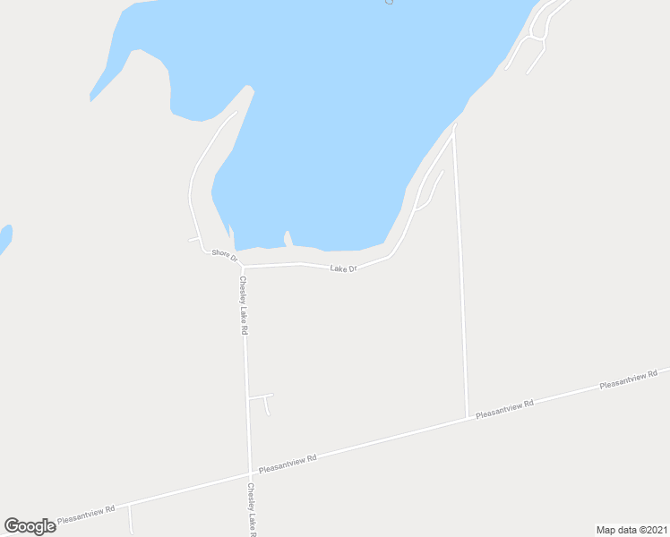 map of restaurants, bars, coffee shops, grocery stores, and more near 44 Lake Drive in Allenford