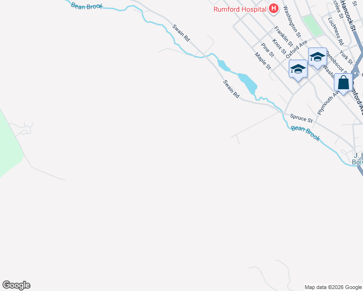map of restaurants, bars, coffee shops, grocery stores, and more near in Rumford