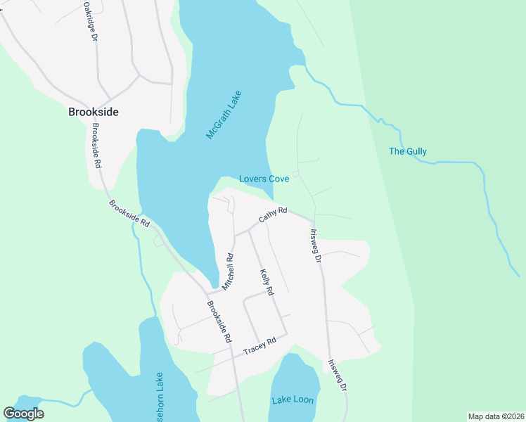 map of restaurants, bars, coffee shops, grocery stores, and more near 42 Cathy Road in Brookside