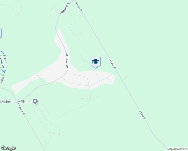 map of restaurants, bars, coffee shops, grocery stores, and more near 8 Bridle Path in Shanty Bay