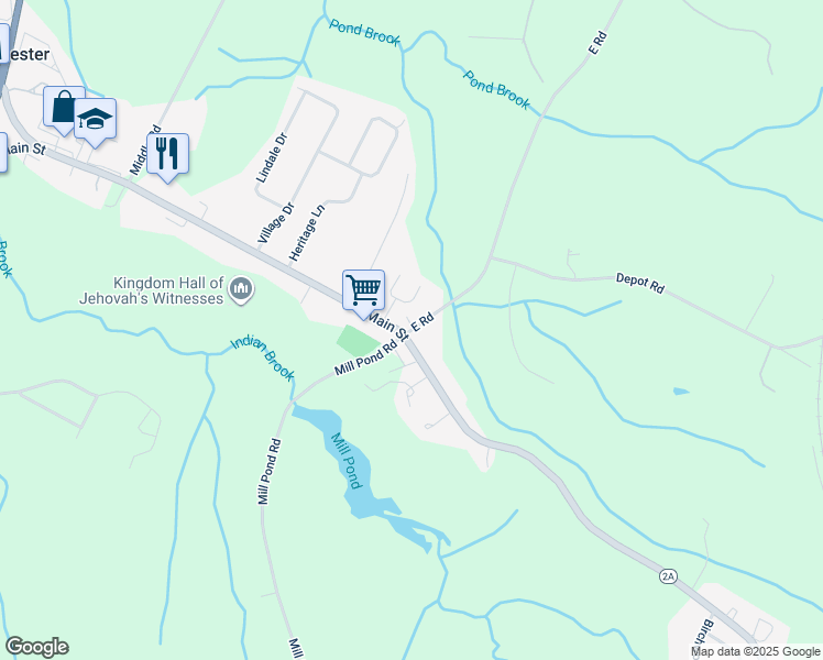 map of restaurants, bars, coffee shops, grocery stores, and more near in Colchester