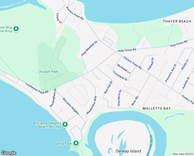 map of restaurants, bars, coffee shops, grocery stores, and more near 70 Longmeadow Village Road in Colchester