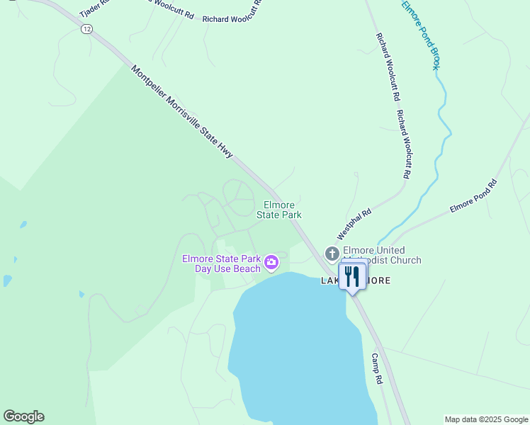 map of restaurants, bars, coffee shops, grocery stores, and more near 856 Vermont 12 in Wolcott
