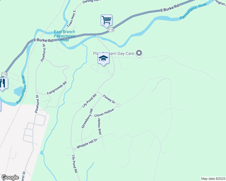 map of restaurants, bars, coffee shops, grocery stores, and more near 48 Fox Run Cir in Lyndon