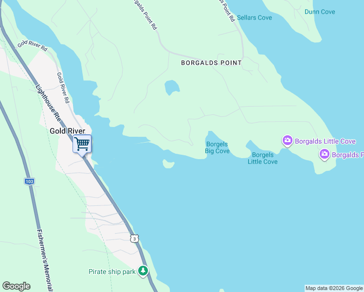 map of restaurants, bars, coffee shops, grocery stores, and more near 135 Borgels Shore Drive in Chester Basin