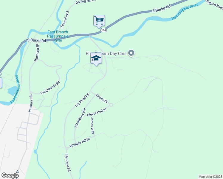 map of restaurants, bars, coffee shops, grocery stores, and more near 48 Fox Run Circle in Lyndon