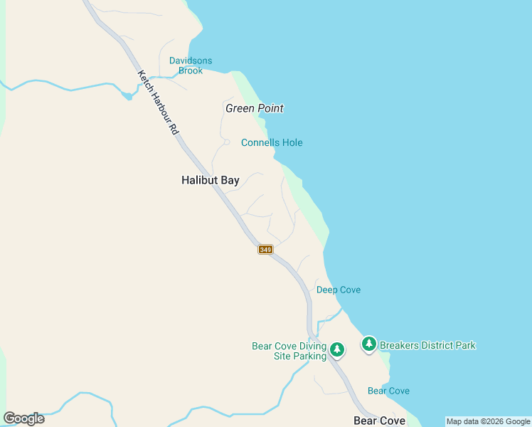 map of restaurants, bars, coffee shops, grocery stores, and more near 21 Shipping Lane in Halibut Bay