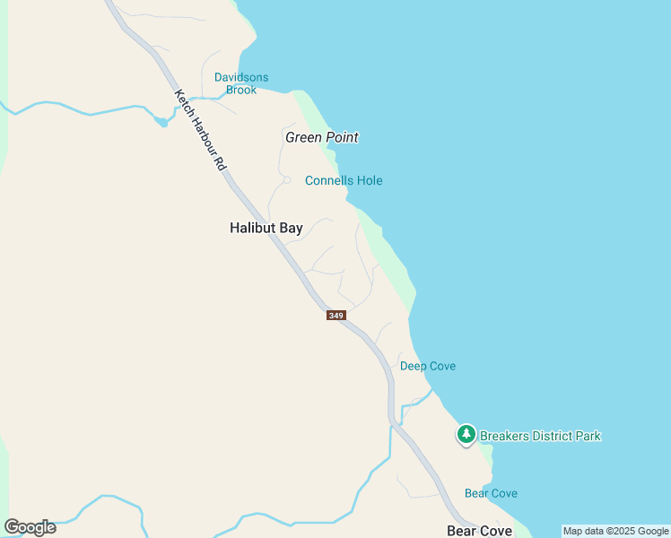 map of restaurants, bars, coffee shops, grocery stores, and more near 21 Shipping Lane in Halibut Bay