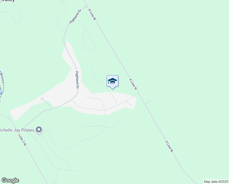 map of restaurants, bars, coffee shops, grocery stores, and more near 8 Bridle Path in Shanty Bay