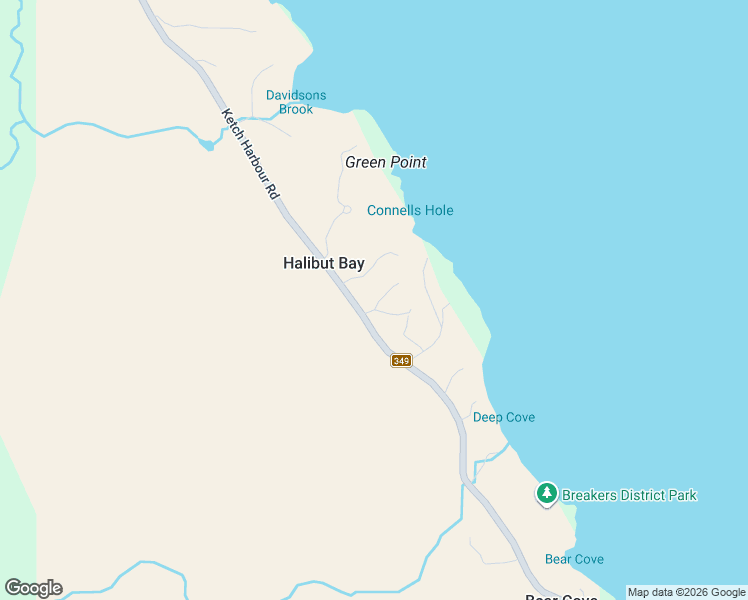 map of restaurants, bars, coffee shops, grocery stores, and more near 10 Shipping Lane in Halibut Bay
