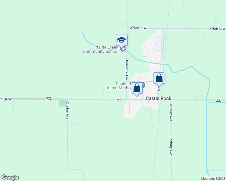 map of restaurants, bars, coffee shops, grocery stores, and more near 4621 280th Street West in Northfield