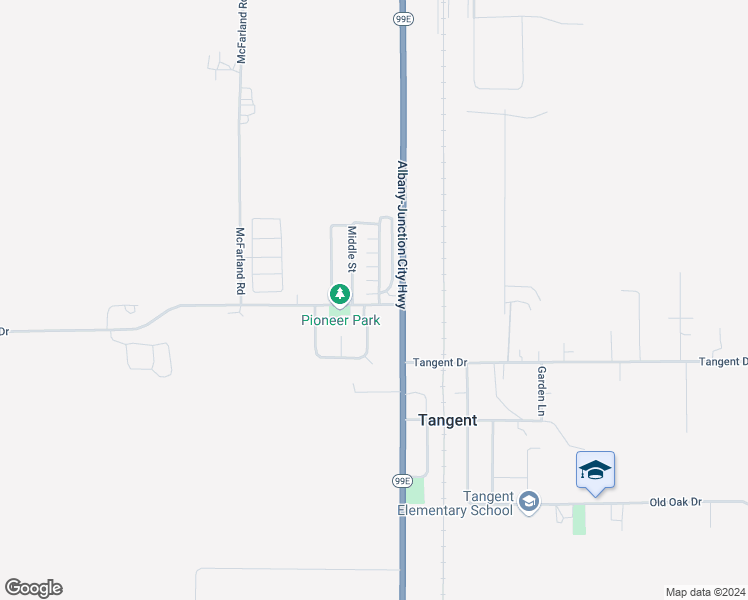 map of restaurants, bars, coffee shops, grocery stores, and more near 31919 North Lake Creek Drive in Tangent