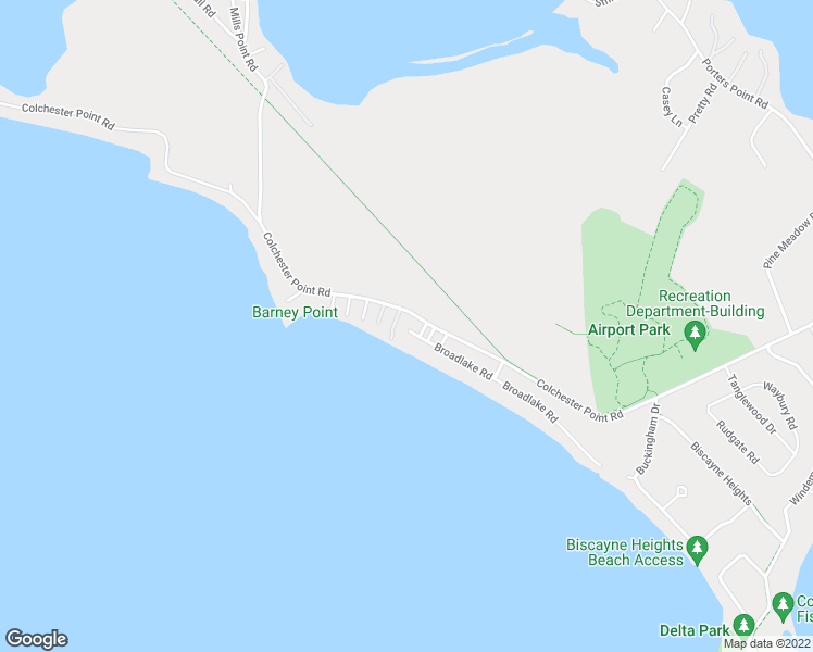 map of restaurants, bars, coffee shops, grocery stores, and more near 1121 Colchester Point Road in Colchester