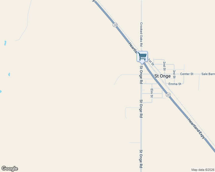 map of restaurants, bars, coffee shops, grocery stores, and more near 11615 Enterprise Lane in Saint Onge