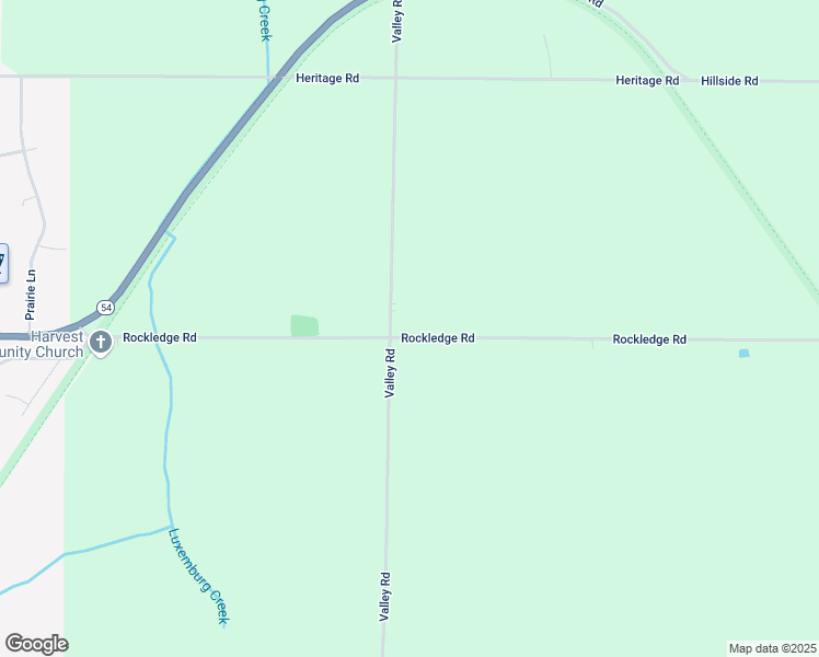 map of restaurants, bars, coffee shops, grocery stores, and more near E1718 Rockledge Road in Luxemburg
