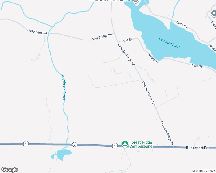 map of restaurants, bars, coffee shops, grocery stores, and more near 58 Sugar Way in Ellsworth