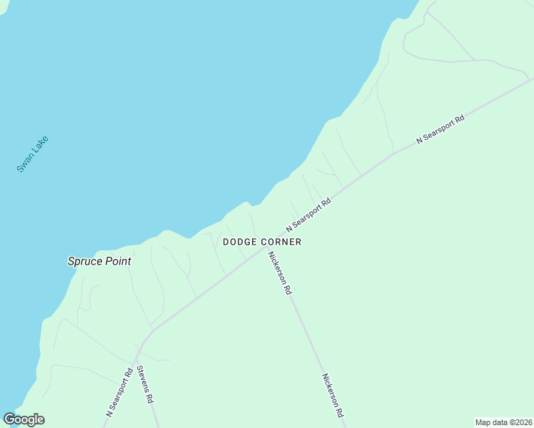 map of restaurants, bars, coffee shops, grocery stores, and more near 135 Nickerson Road in Searsport