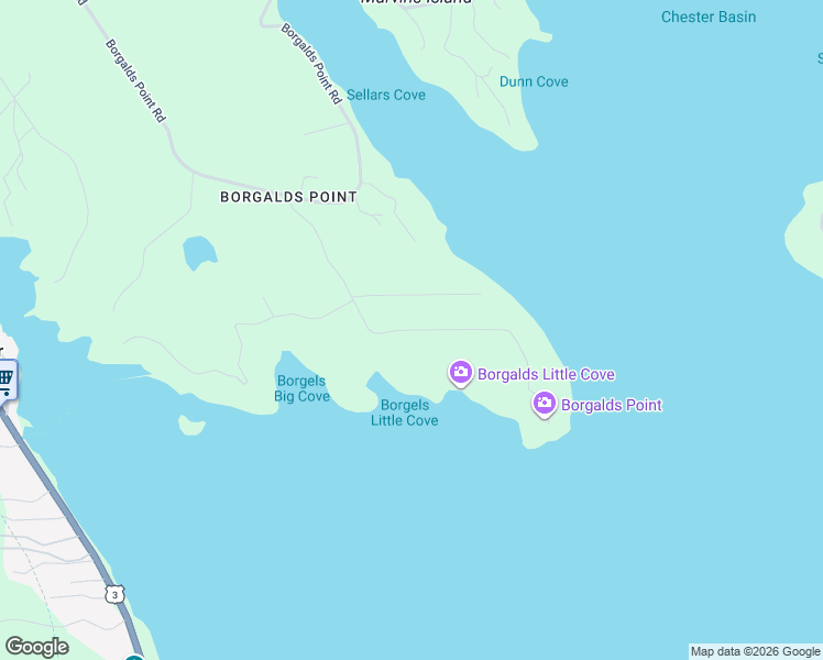 map of restaurants, bars, coffee shops, grocery stores, and more near Borgels Drive in Chester