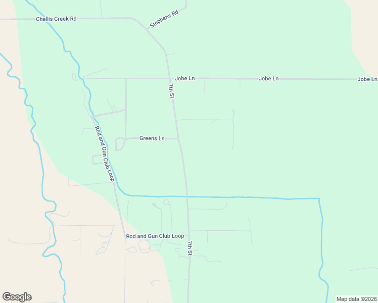 map of restaurants, bars, coffee shops, grocery stores, and more near 3100 Challis Creek Road in Challis