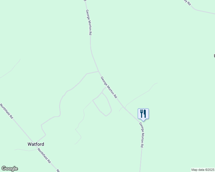 map of restaurants, bars, coffee shops, grocery stores, and more near George Morton Road in Lunenburg