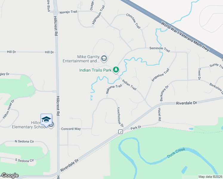 map of restaurants, bars, coffee shops, grocery stores, and more near 4449 Nakoma Trail in Green Bay