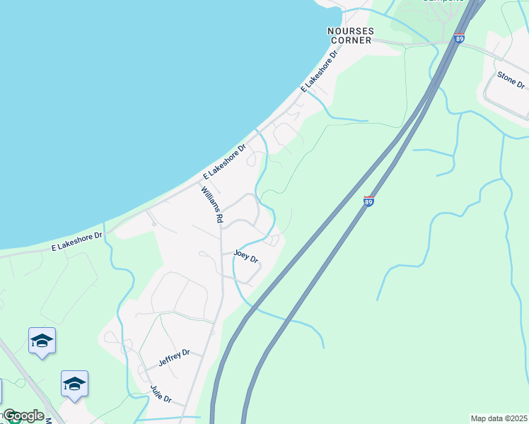 map of restaurants, bars, coffee shops, grocery stores, and more near 179 Bayview Rd in Colchester