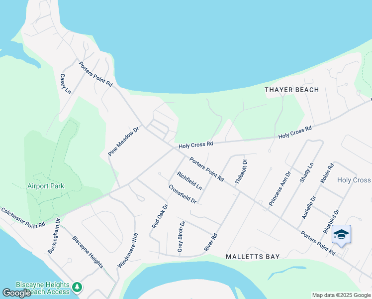 map of restaurants, bars, coffee shops, grocery stores, and more near 983 Holy Cross Road in Colchester
